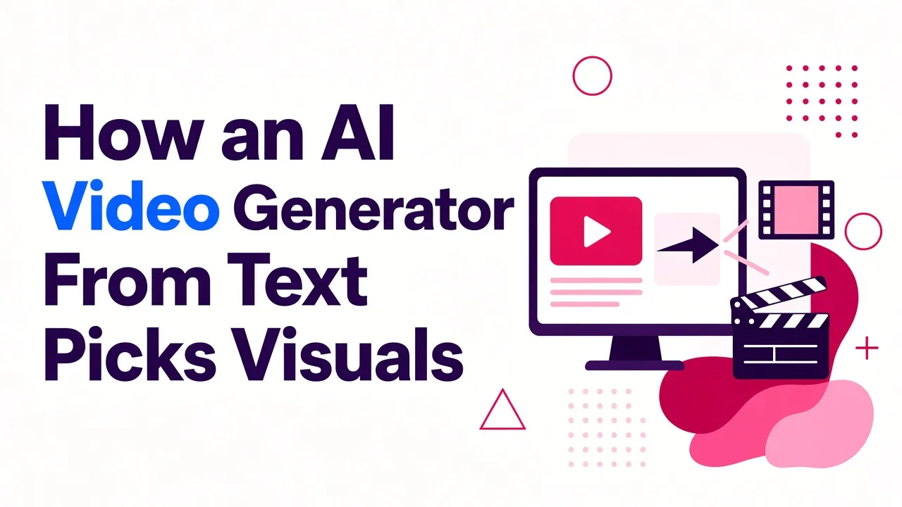 How an AI Video Generator From Text Picks Visuals