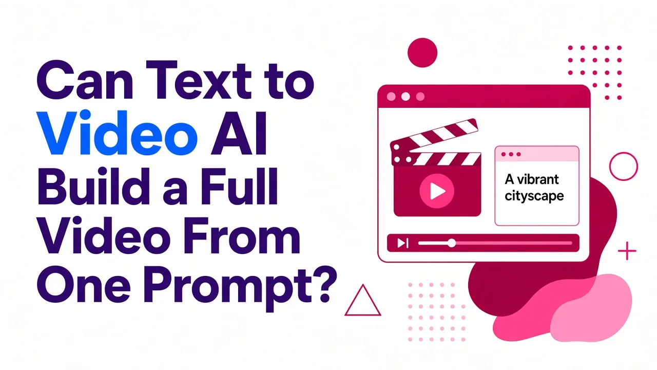 Can Text to Video AI Build a Full Video From One Prompt?