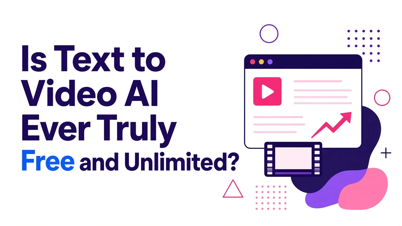 Is Text to Video AI Ever Truly Free and Unlimited?
